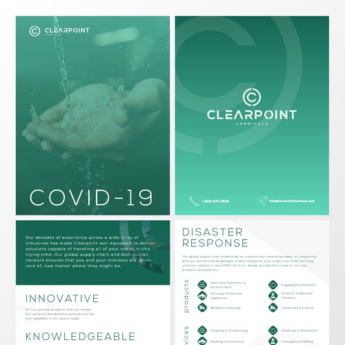 Clearpoint Brochure aboout Covid-19