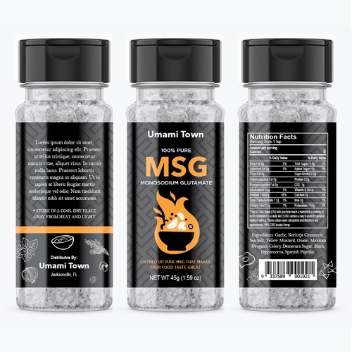 MSG Label Design