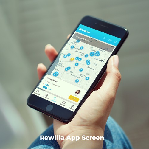 Rewilla App Screen