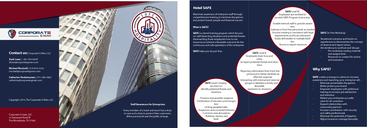 Three panel brochure design needed - text ready to go!
