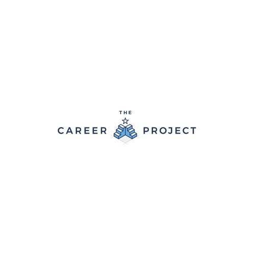 Cool stylish logo design concept for the career project