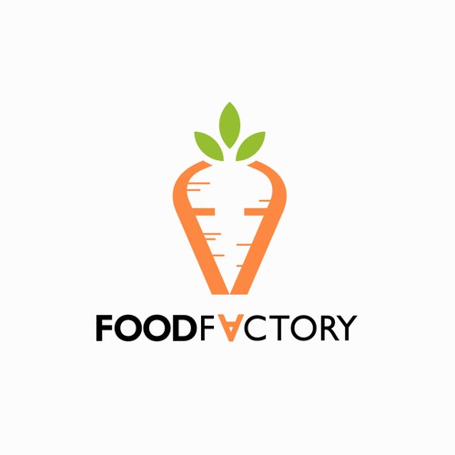 Logodesign for FOOD FACTORY - A vegetable market