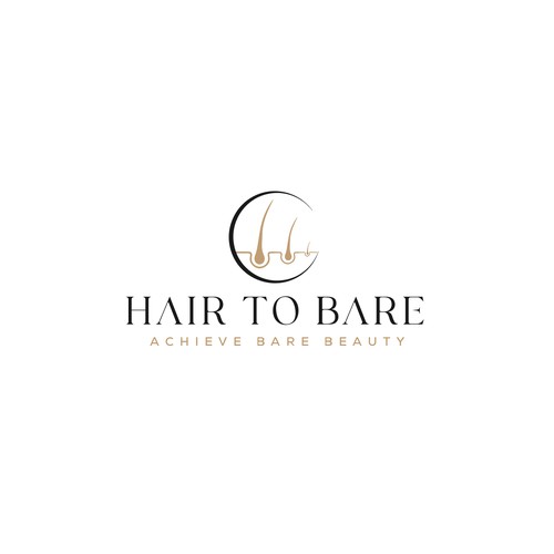 Logo for hair removal  salon