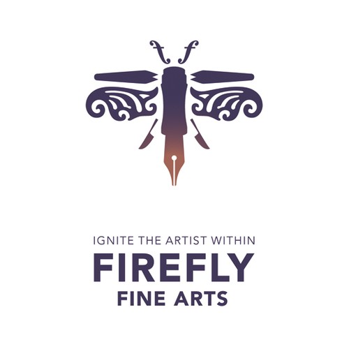 Logo for a fine art academy