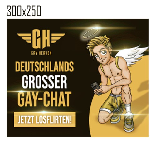 Web Banner Ad Set for Gay-Heaven