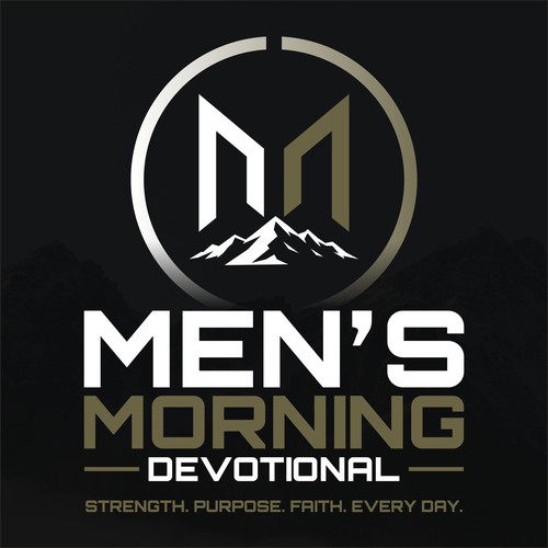 Bold & Modern Podcast Cover Design for Men's Morning Devotional