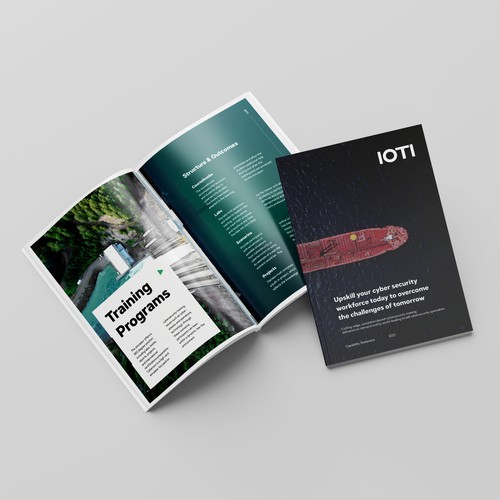 Brochure for Cyber Security Training Company