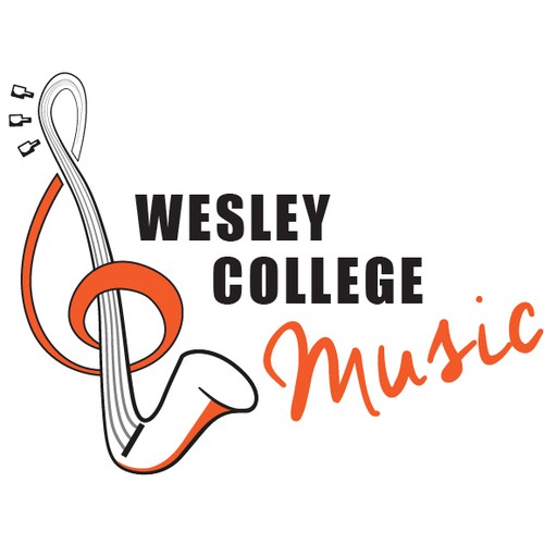 Logo for a College music program