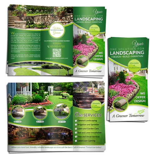 New brochure design wanted for A Greener Tomorrow Inc.