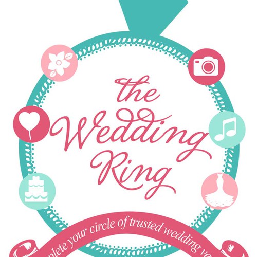 Create the logo for "The Wedding Ring"