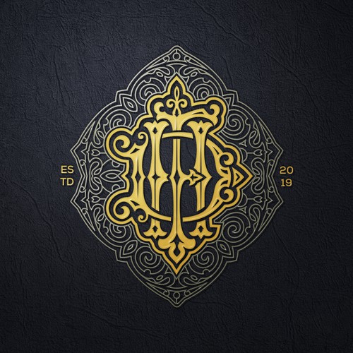 DHK monogram design