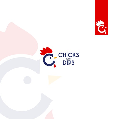Chicks with Dips logo