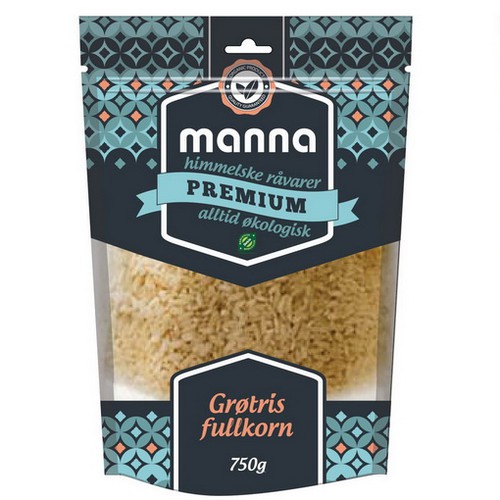 manna - design a label for a wide range of organic products