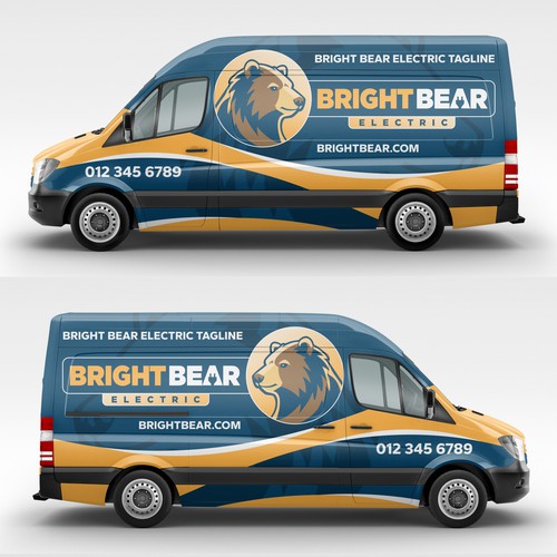 Bright Bear Electric Sprinter Van Wrap