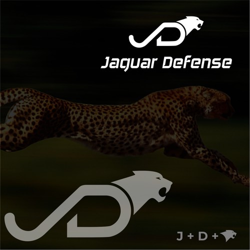 Simple & abstract logo of Jaguar