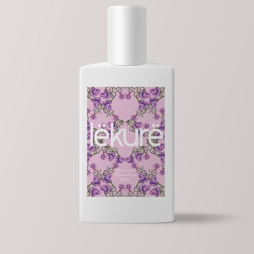 Floral Label Design for Skin Care