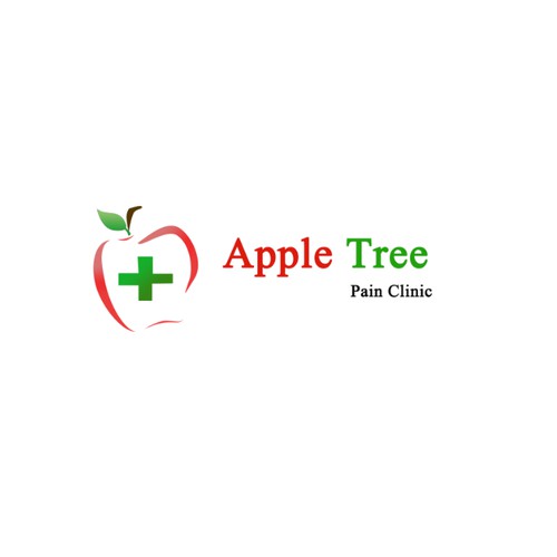 Create a logo for Apple Tree Pain Clinic