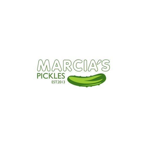 Logo concept for Marcia's Pickles