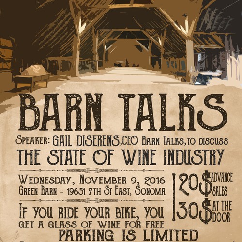 Barn Talks Poster