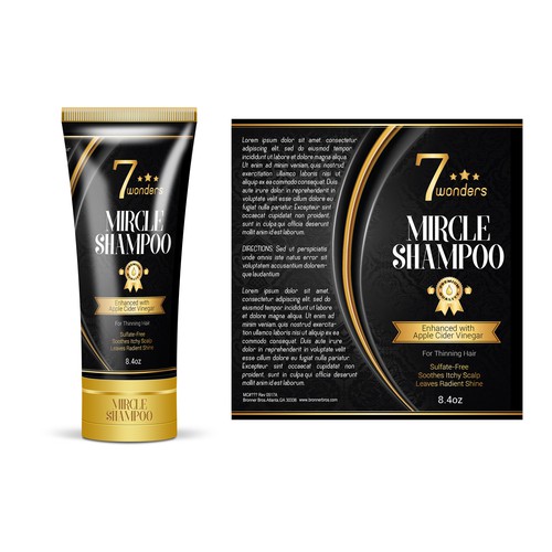 Shampoo Label Design