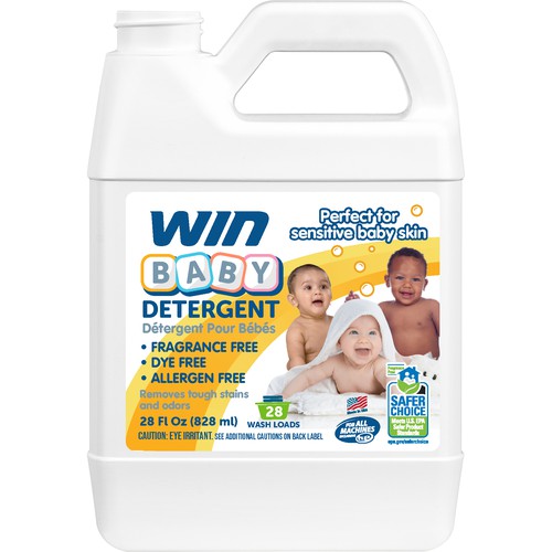 Win Baby Detergent Label