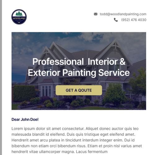 Email Newsletter Design 