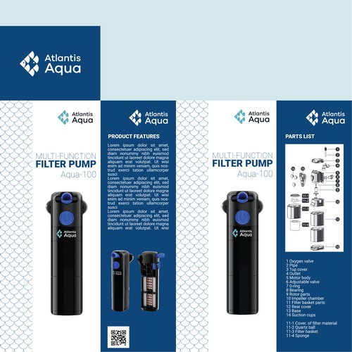 Pckage for Aquarium Filter pump