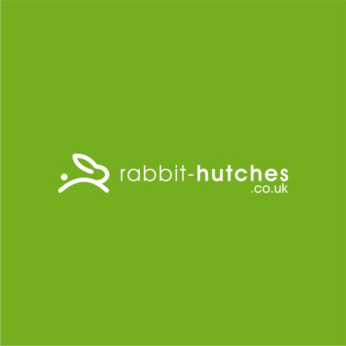 modern minimalist iconic logo for Rabbit Hutches