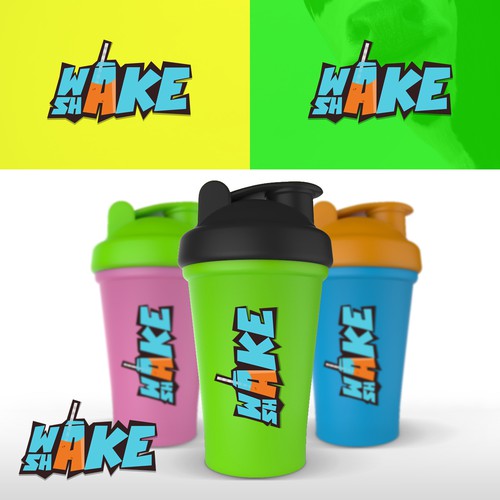 Vibrant Logo for a Shake Brand