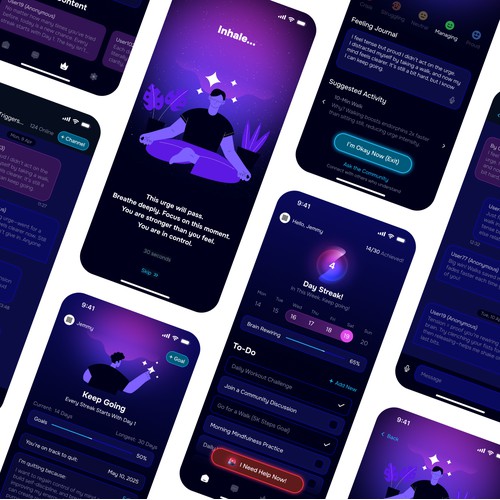 A Bold, Masculine App to Reclaim Focus & Discipline