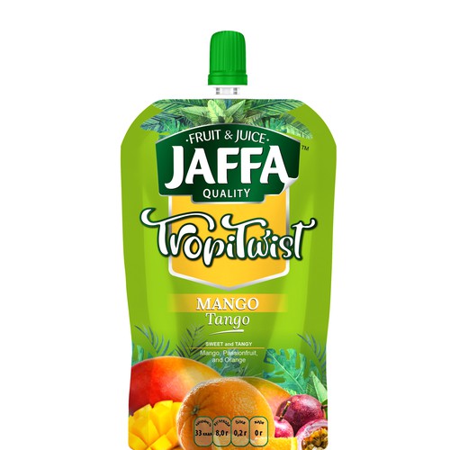 Concept Packaging Design for Juice Drinks in Pouch doy-pack