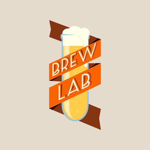 Create a modern logo for a high tech nanobrewery