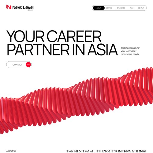 Modern website for recruitment 