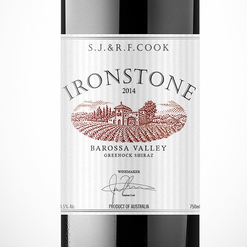Label design for new premium wine release
