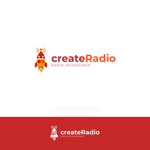createRadio Logo Design