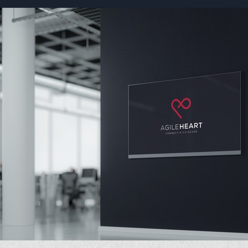 Agile Heart logo design