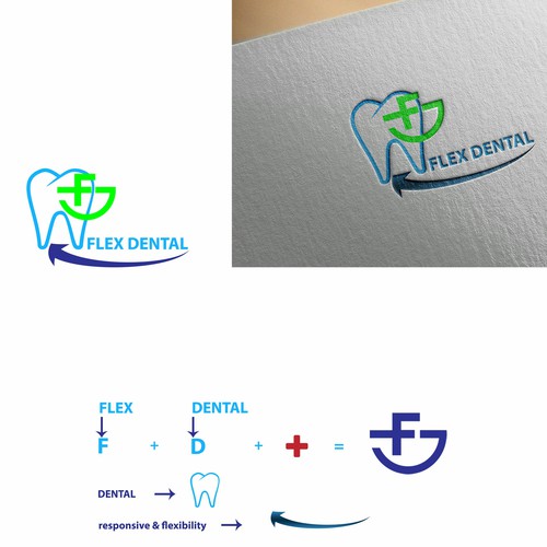 logo concept for dental clinic 