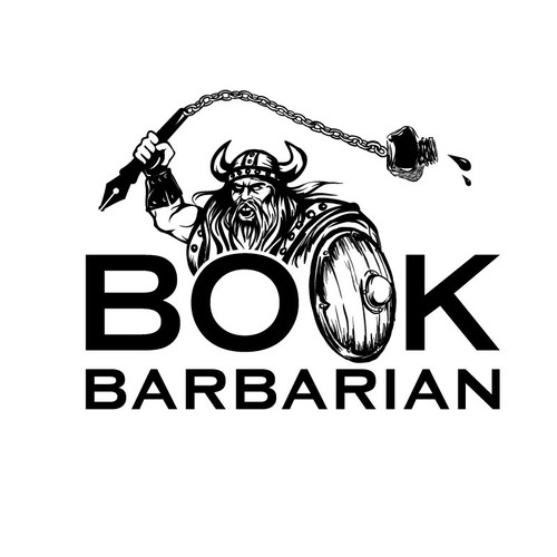 Create a kick-ass logo for BookBarbarian.com