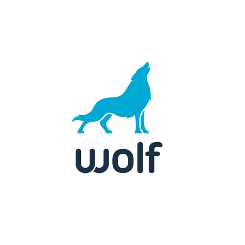 Flat wolf Apps logo