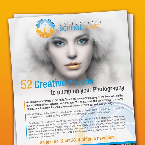 Photography Schoolhouse needs a great new flyer