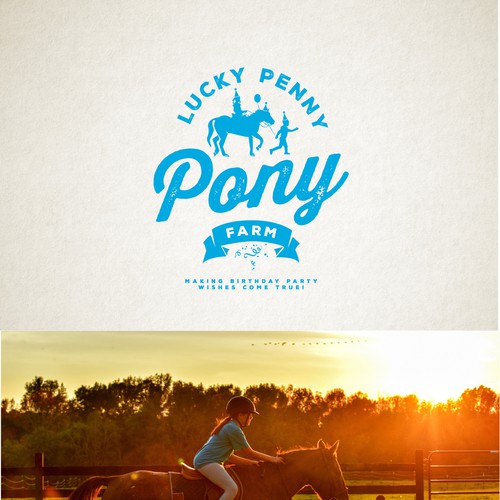 Fun and Professional Logo for Pony Farm 