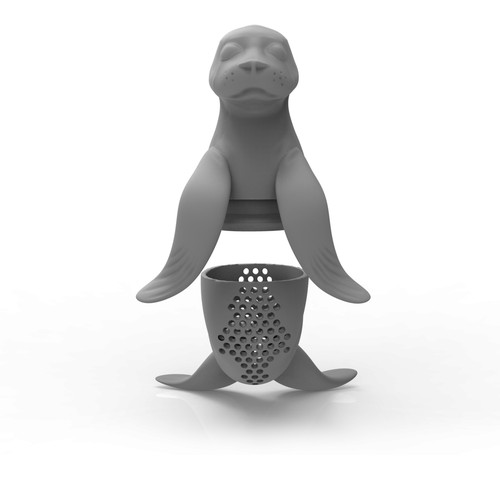 Sea Lion Silicone Tea Infuser