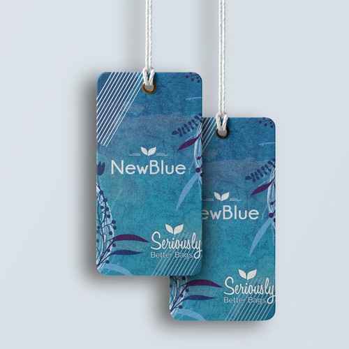 Hang Tag Proposal design for NewBlue's Eco Bag