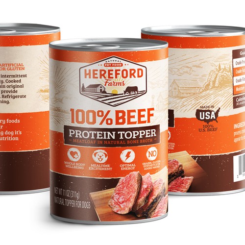 Hereford 100% Beef Protein Topper for Dogs