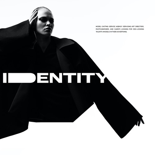 Unique brand image for a new trendsetting global model agency
