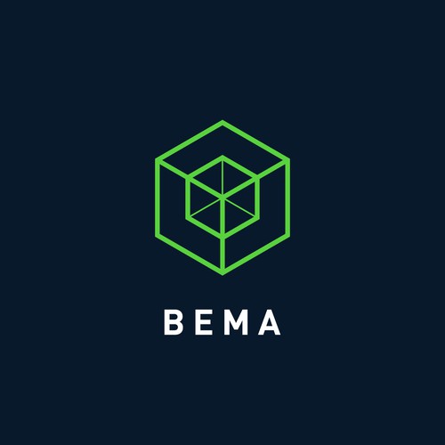 Geometric logo for a cryptocurrency