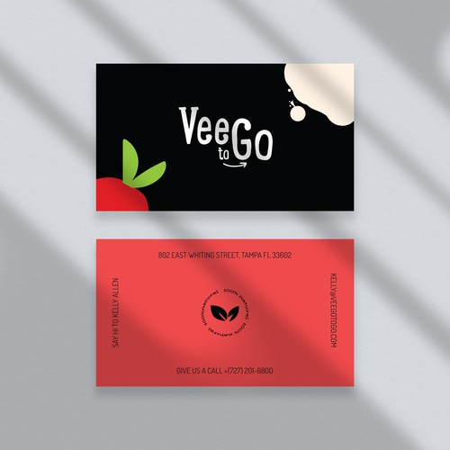 Business card design for VeegoToGo