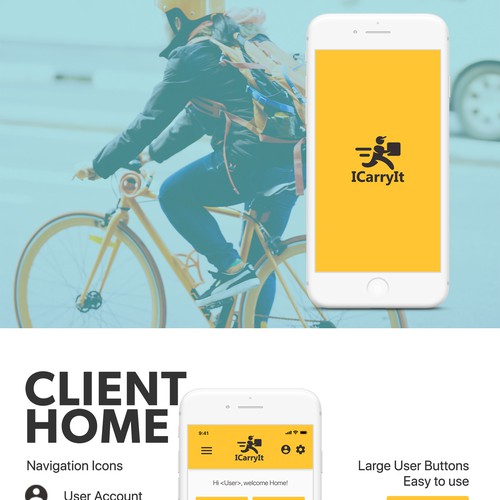 Courier App Design