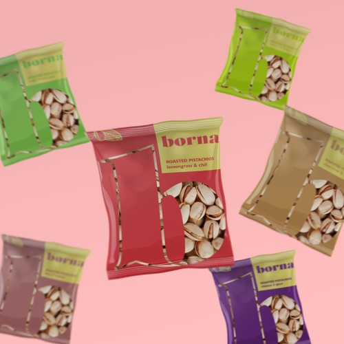 Conceito embalagem pra pistache 