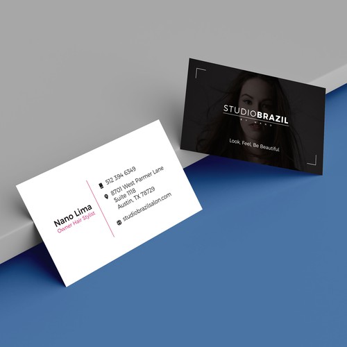 Elegant & Modern Business Card for Beauty Salon